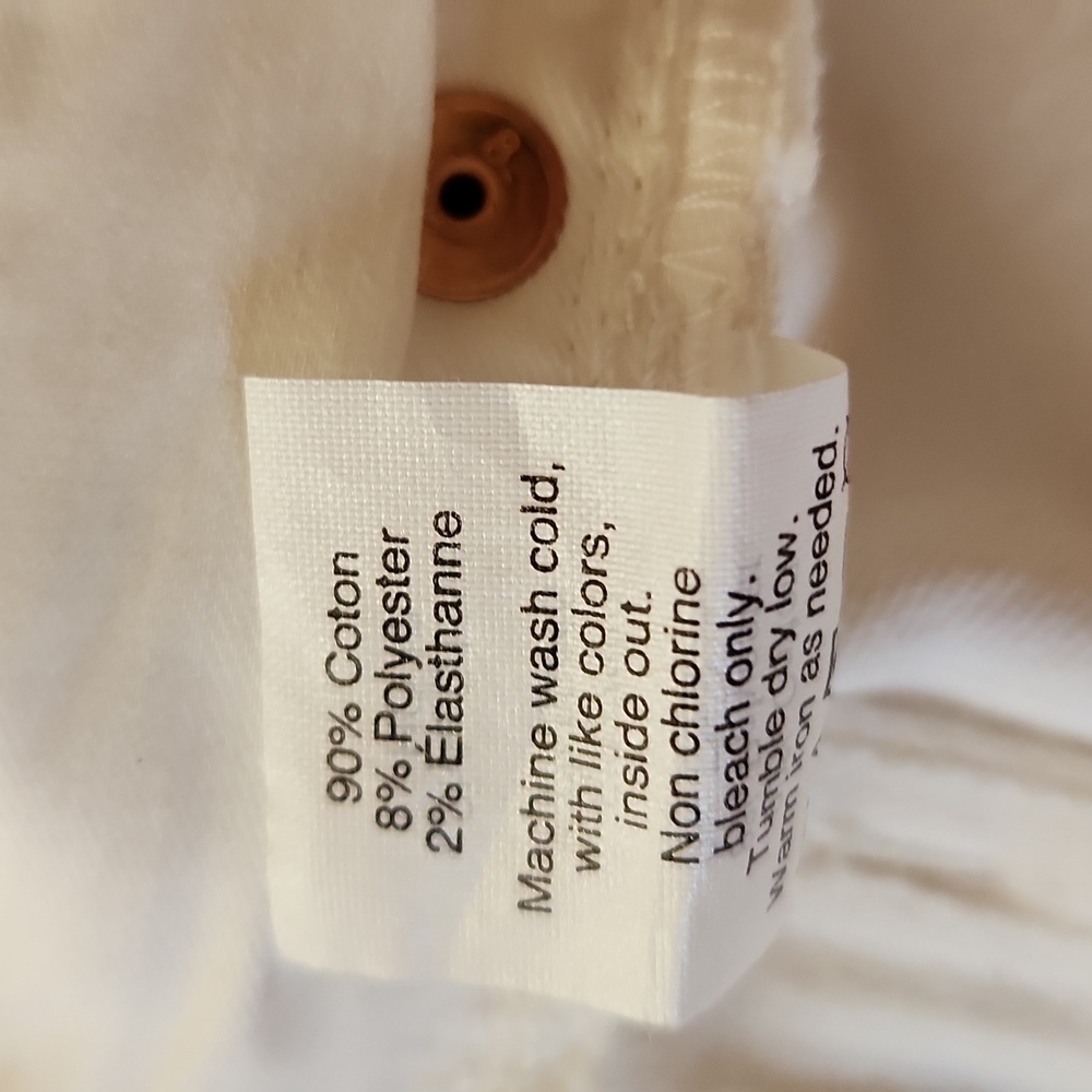 NWT J Crew Jeans White - Picture 5 of 6